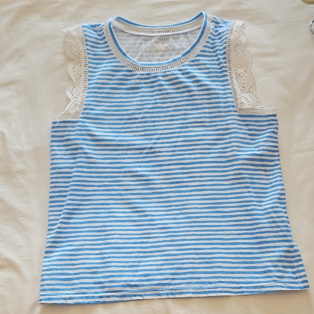 Lilly Pulitzer Eyelet Trim Tank